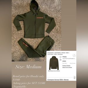 Prada Logo Technical PANTS ONLY!